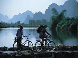 cycling in hoalu, biking in hoalu, hoa lu biking, trips in halong on land, halong on land, biking tous