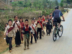 cycling in hoalu, biking in hoalu, hoa lu biking, trips in halong on land, halong on land, biking tours