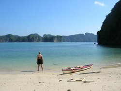 Kayaking vietnam, vietnam kayaking, water sports, halong tour, tour halong